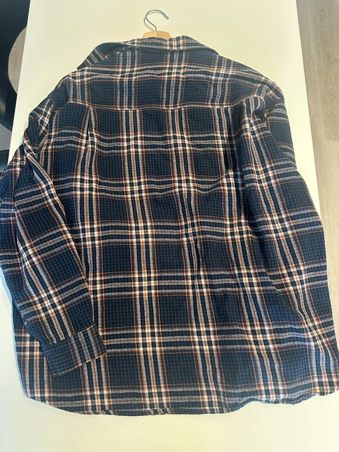 Plaid Button-Up Shirt (Free Size) - photo 5