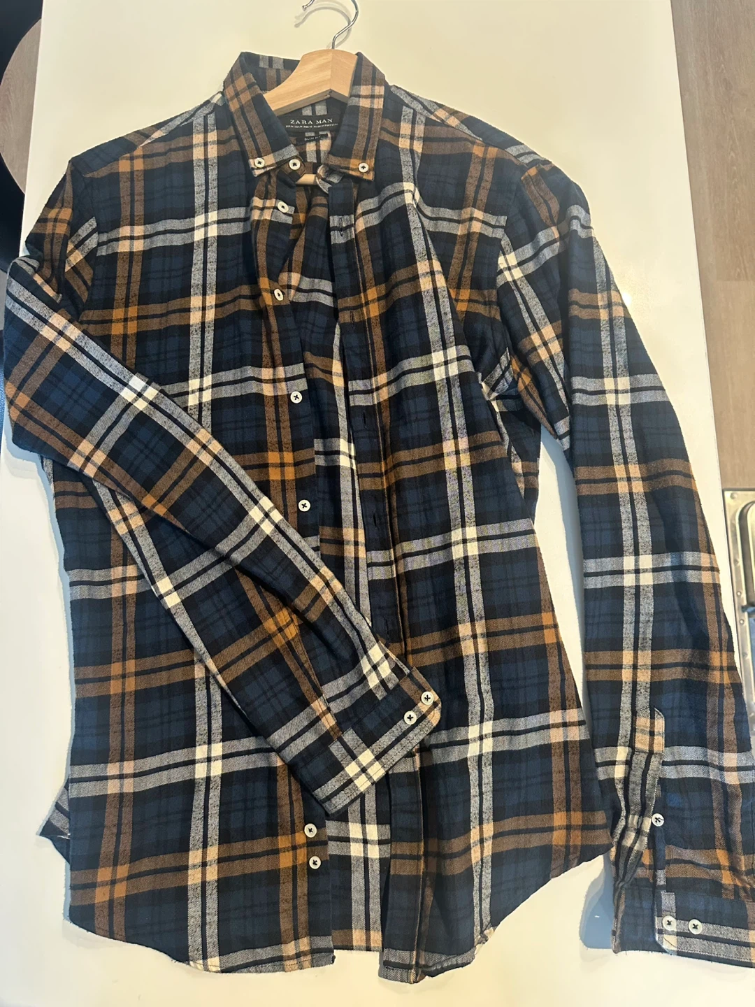 Zara Plaid Button-Up Shirt - photo 3