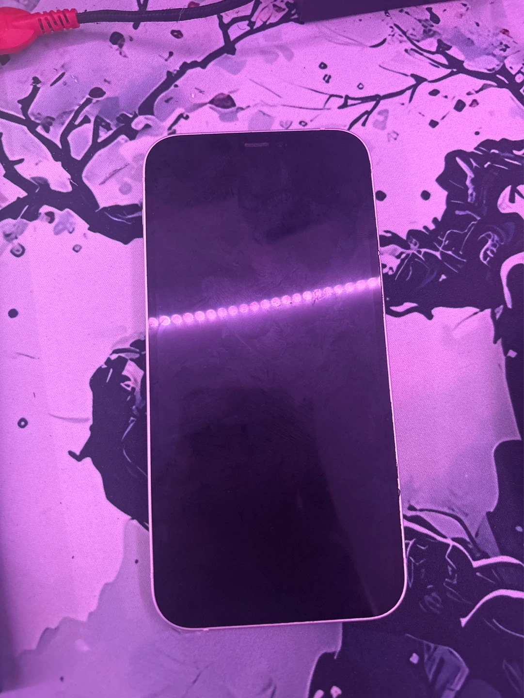 Apple iPhone 12 Cracked Back - White