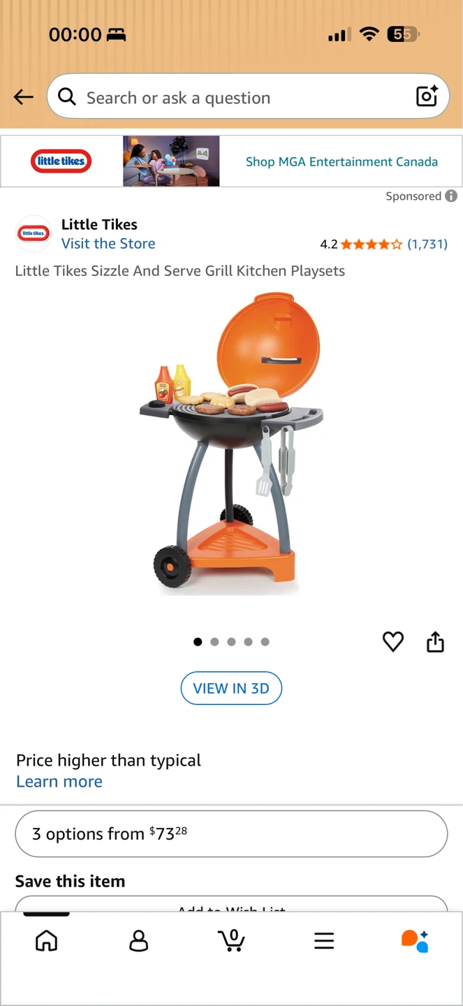 Brand new unopened Little Tikes Sizzle 'n Serve Grill - photo 2