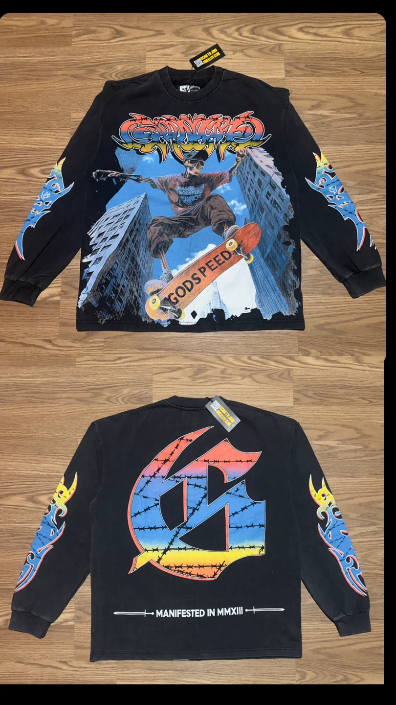 Godspeed Long Sleeve T-Shirt "Out of Many, One" Graphic - photo 5