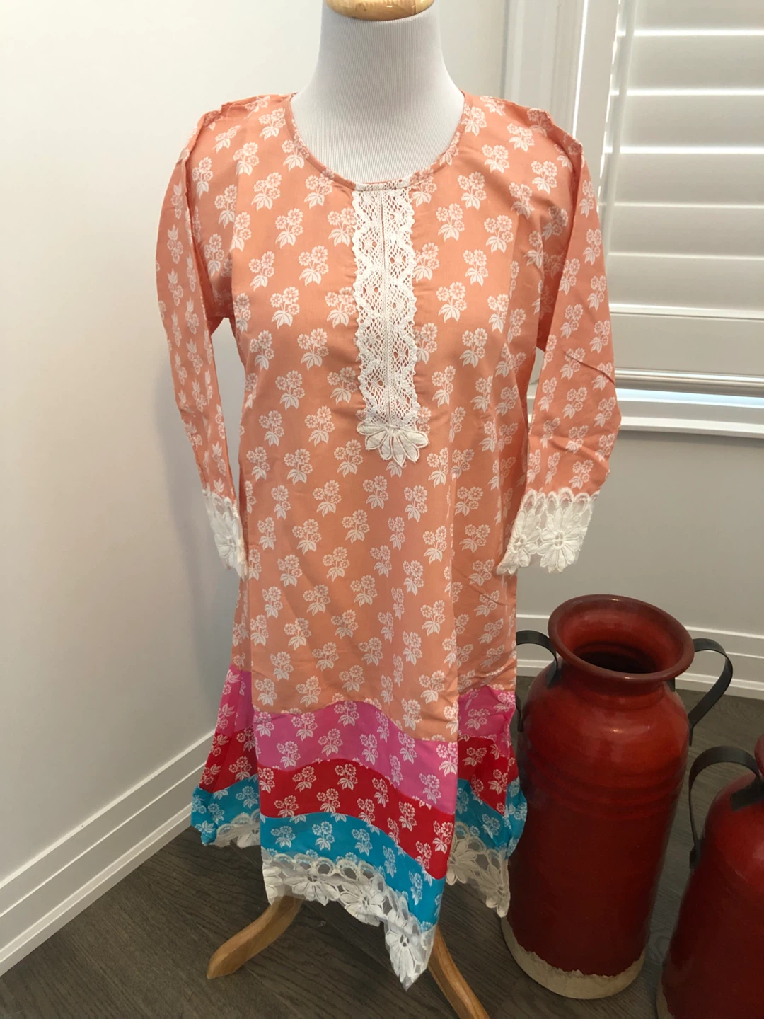 Printed Kurti Top with Pants - photo 5