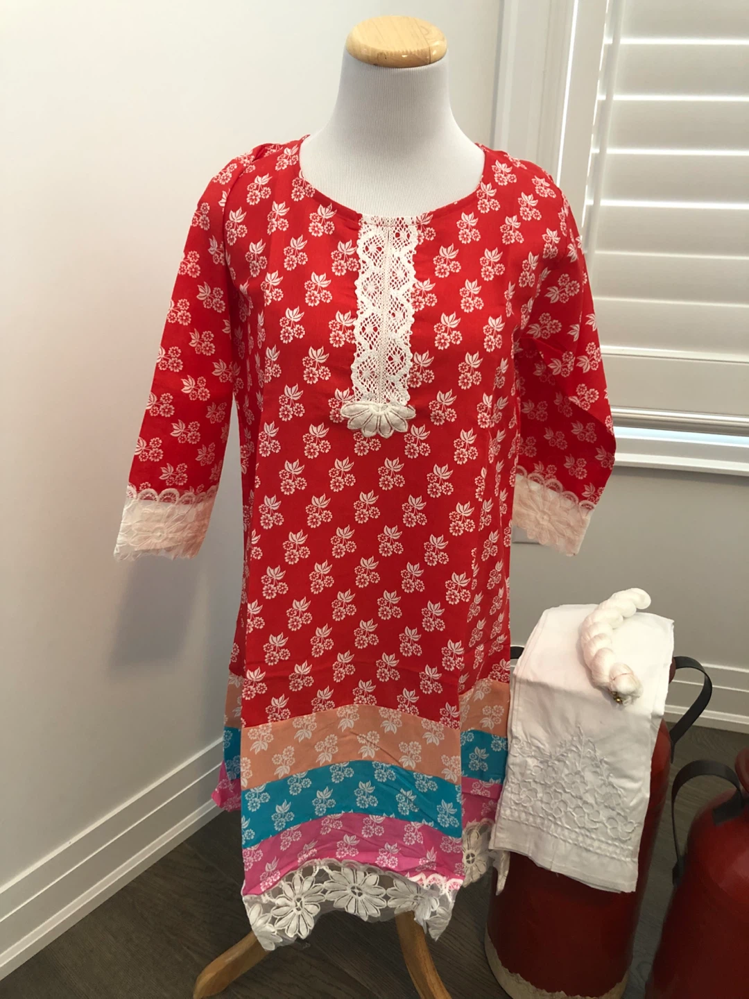 Printed Kurti Top with Pants