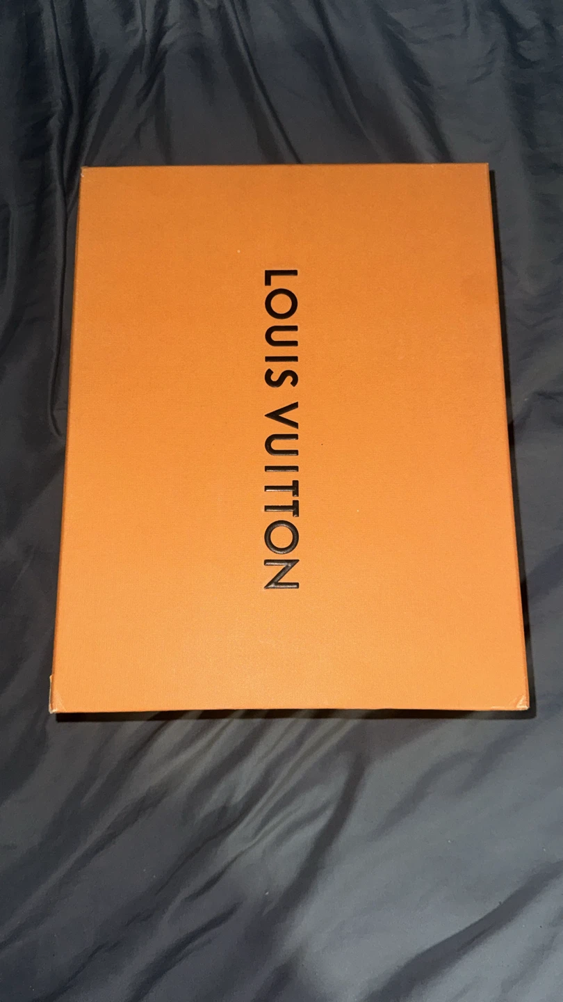 Louis Vuitton Blue Leather LV Trainer Sneakers
