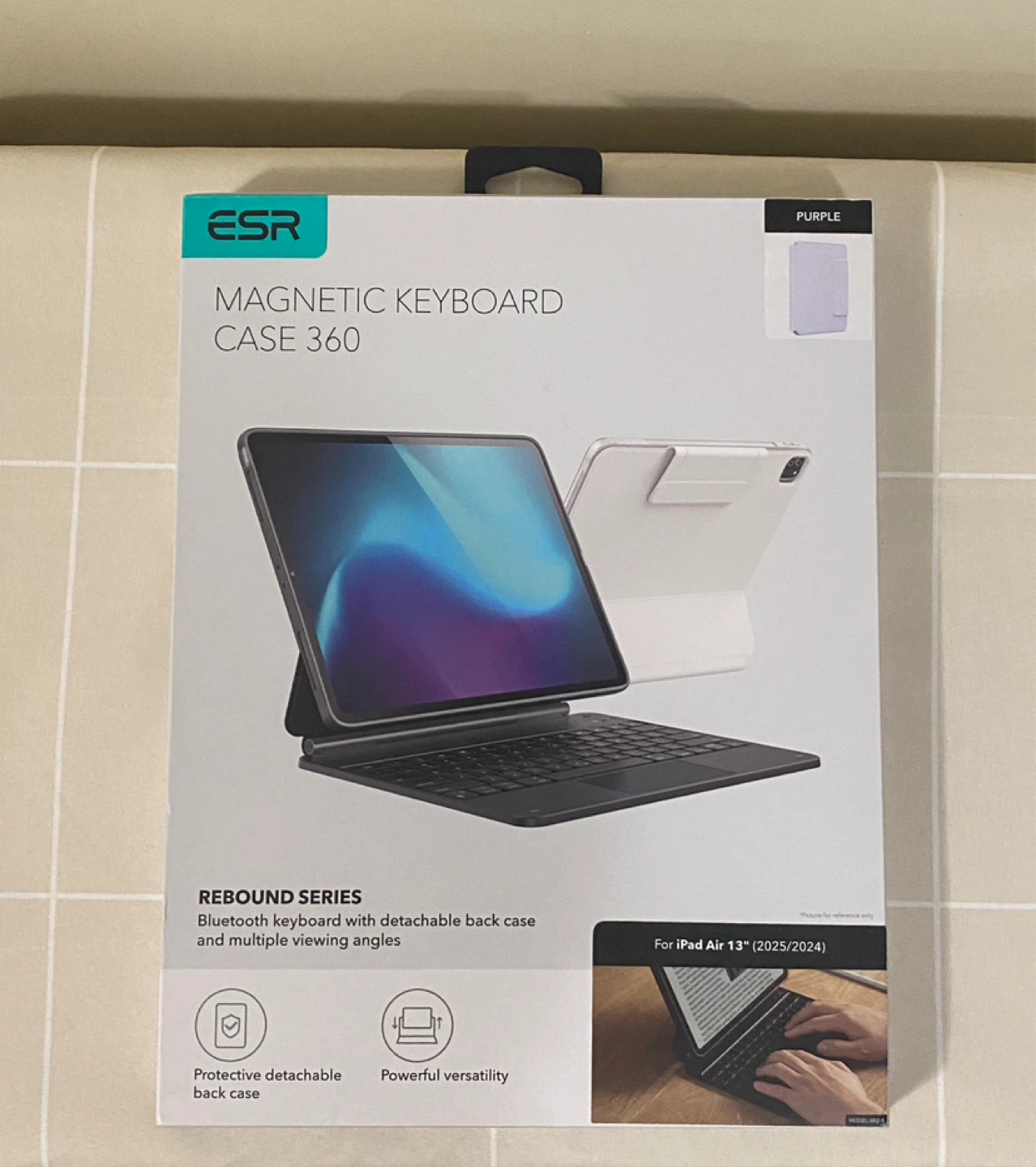 iPad Air 13” Keyboard Case – ESR Magnetic Bluetooth – New - photo 5