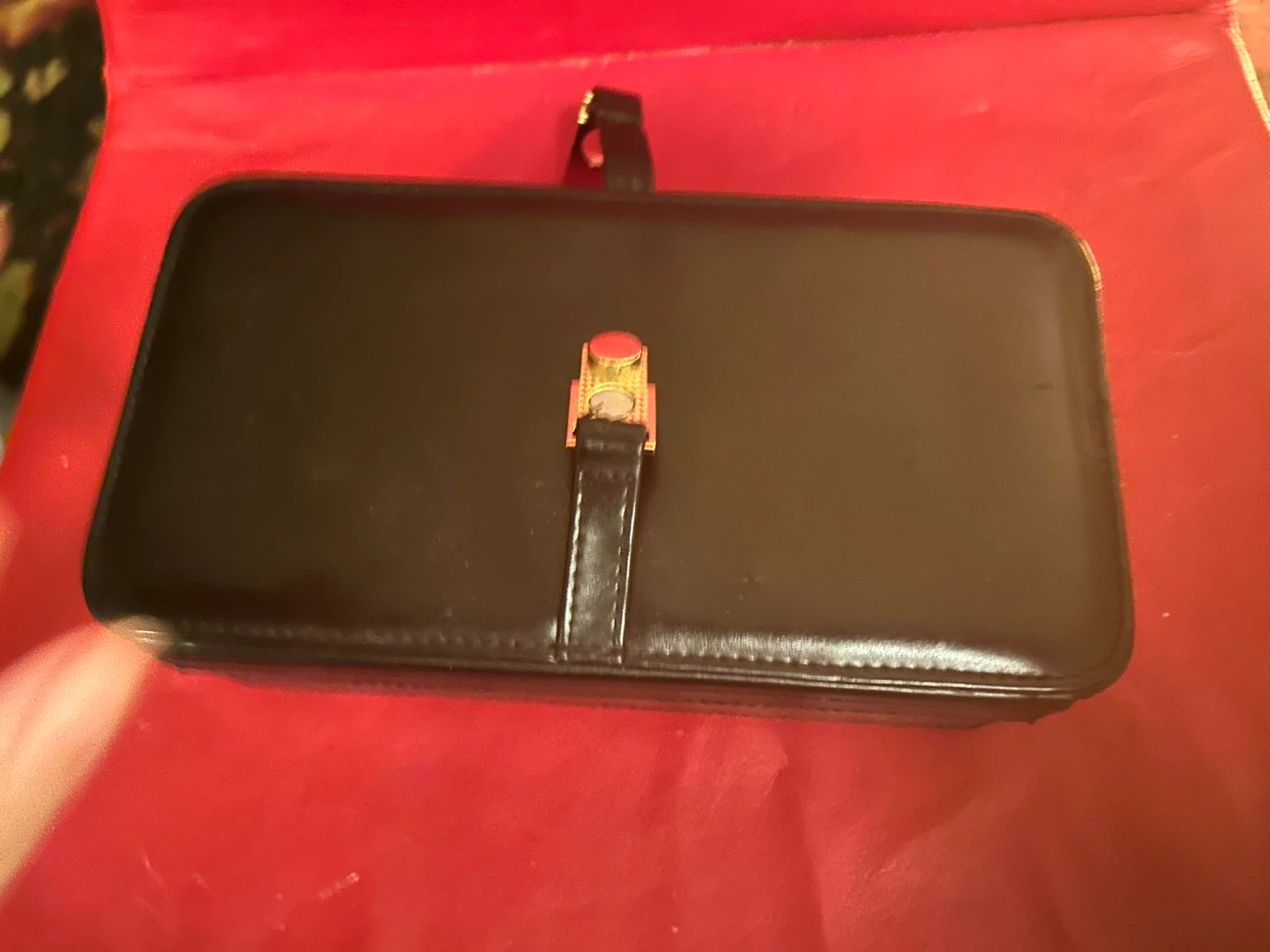 Black Jewellery Organizer Travel Case