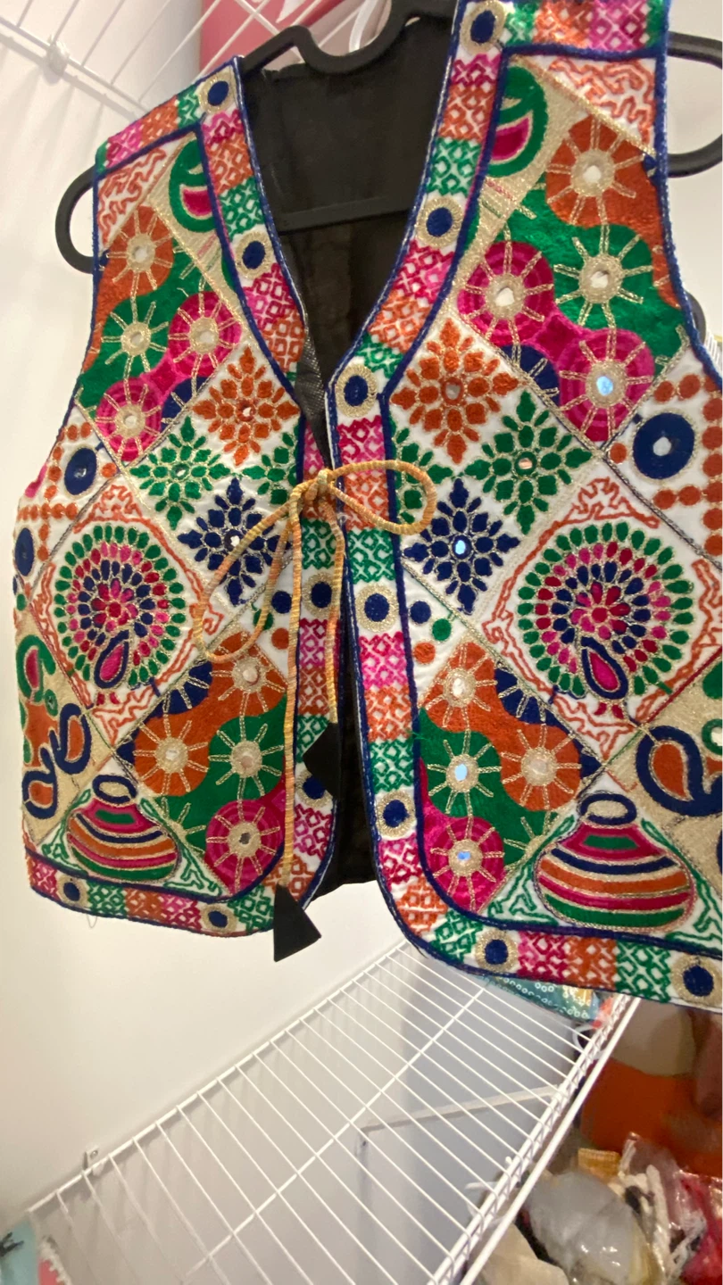 Embroidered Vest with embroidery Work
