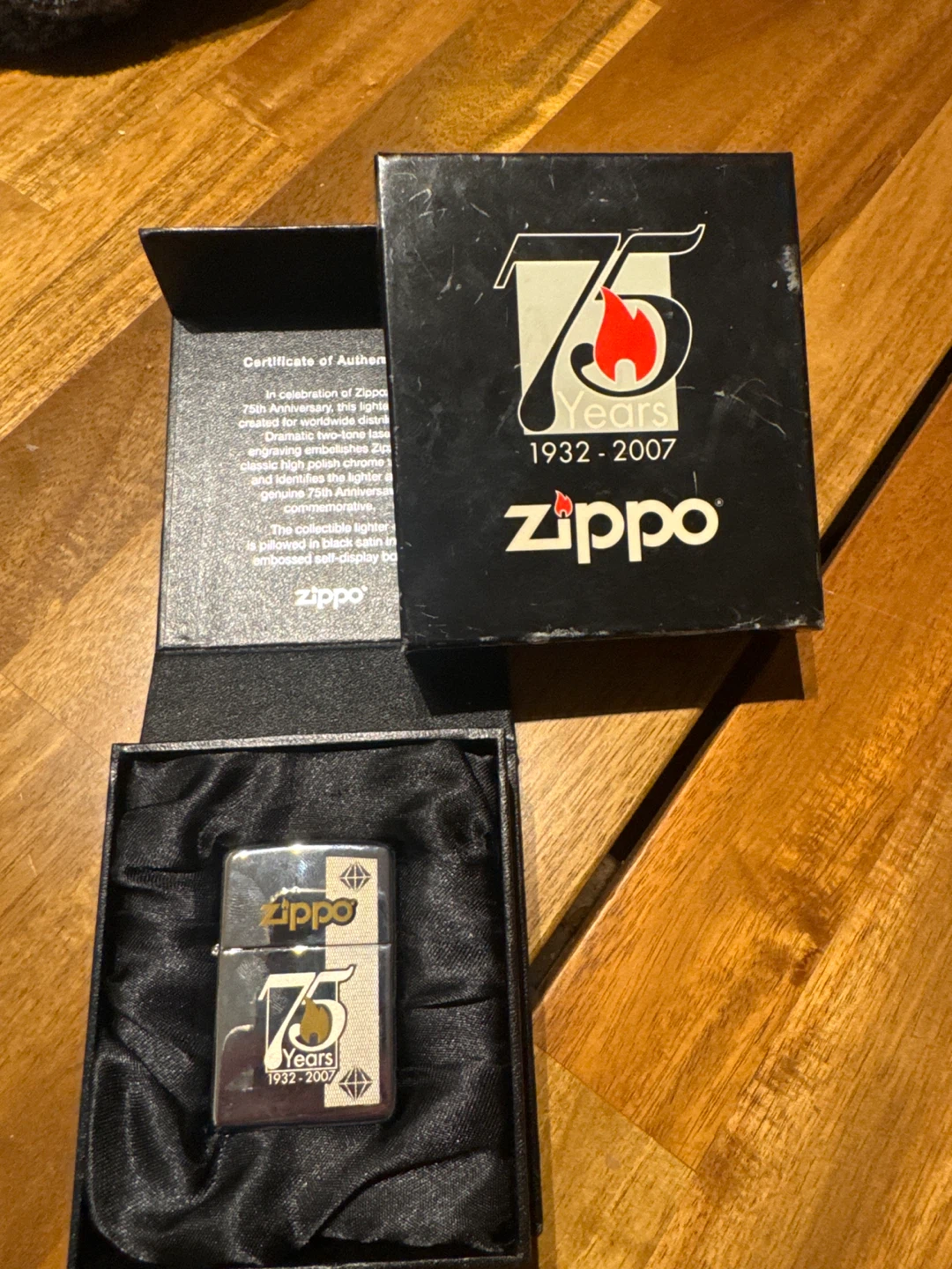 Zippo 75th Anniversary Lighter 1932-2007 - photo 2