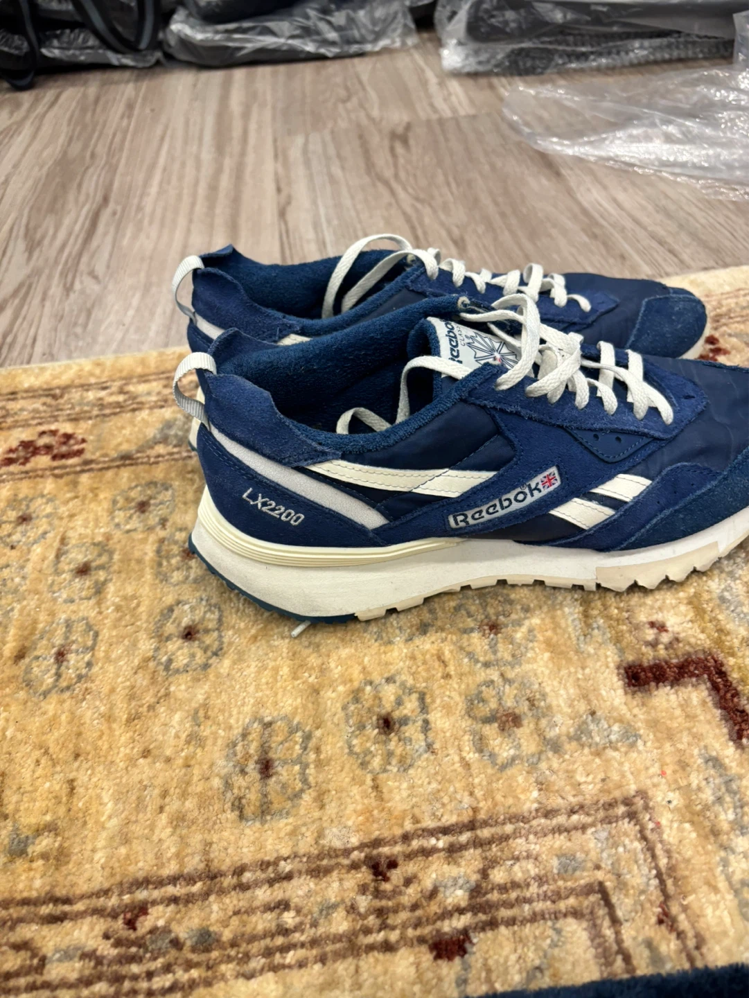 Reebok Classic LX2200 Navy Blue Running Shoes - photo 3