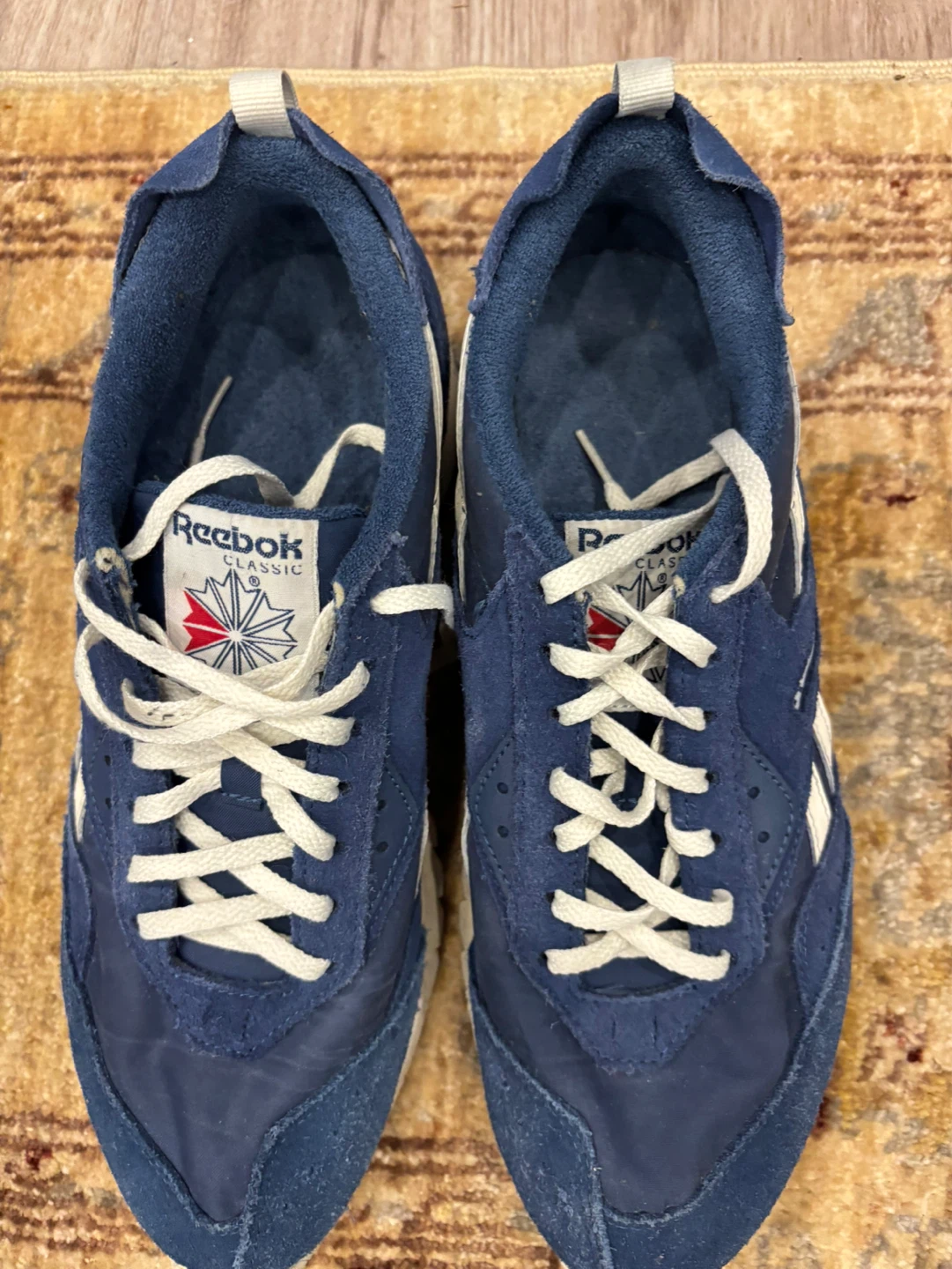 Reebok Classic LX2200 Navy Blue Running Shoes - photo 2
