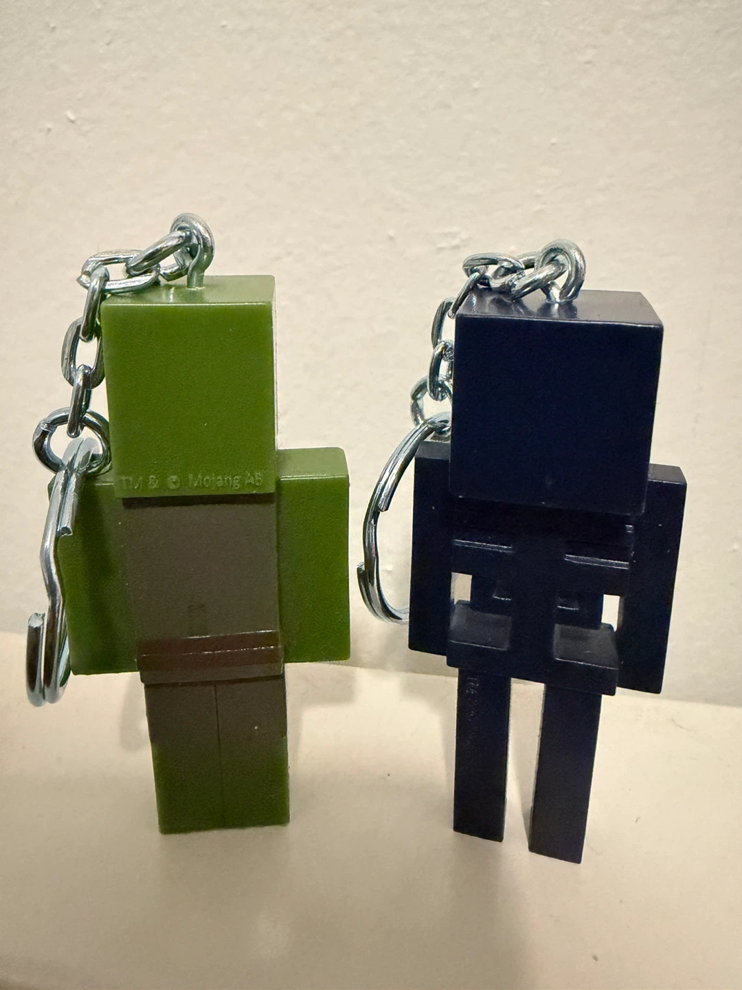 Minecraft Zombie Villager and Wither Skeleton Figure keychain - photo 2