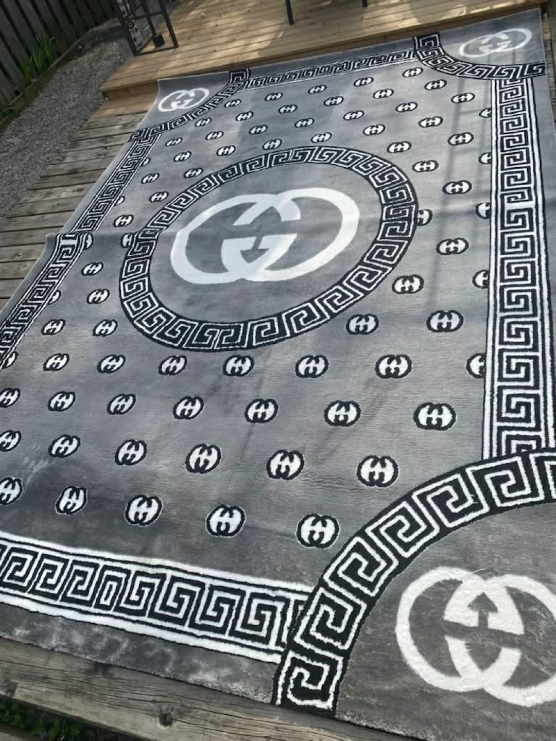Grey large Rug - photo 2