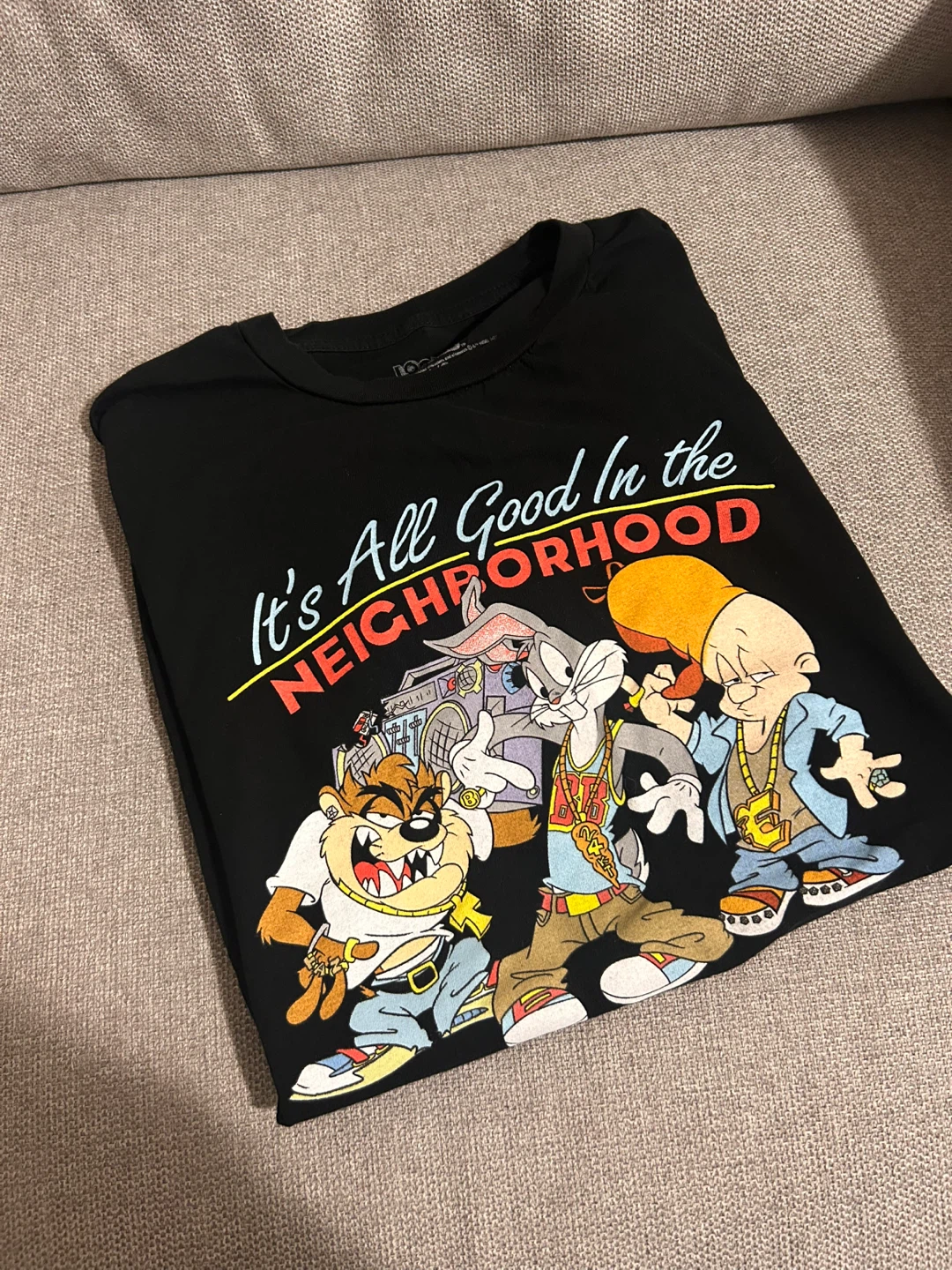Looney tunes men’s graphic tee size large
