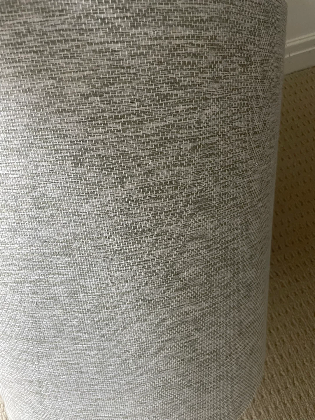 Grey Woven Storage Basket with Handles - photo 3