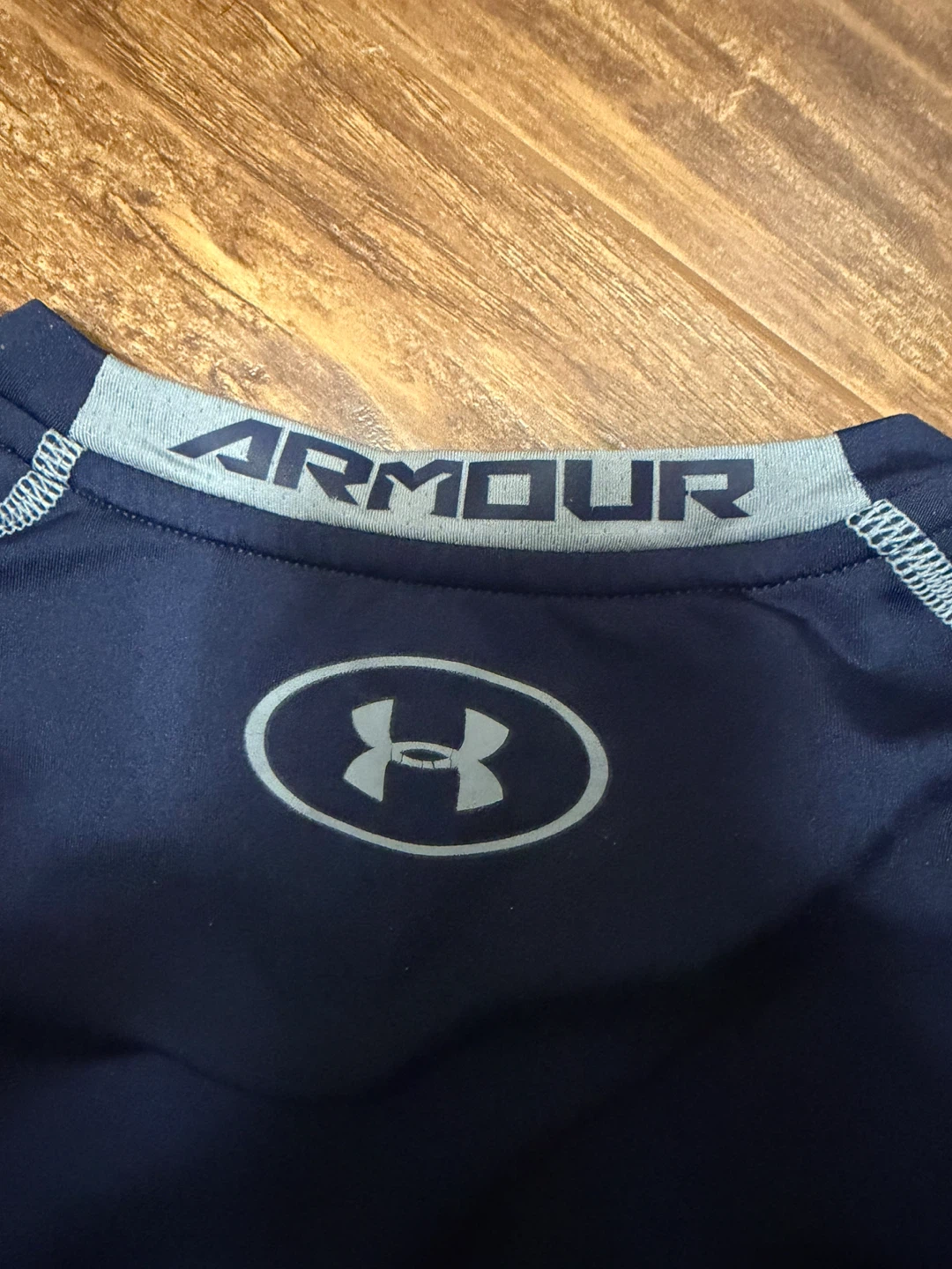 Under Armour Heatgear Compression Long Sleeve Shirt Navy LG - photo 3