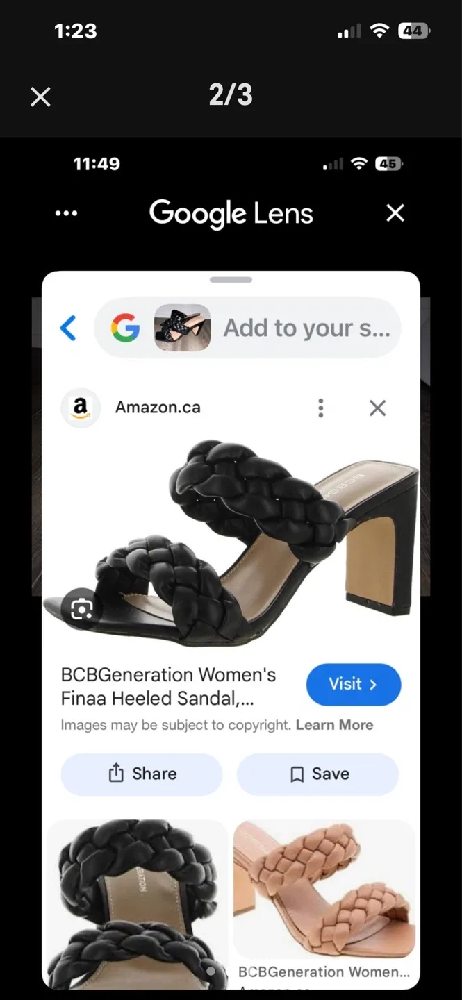 BCBGeneration Finaa Heeled Sandals Black Size 9 - photo 2
