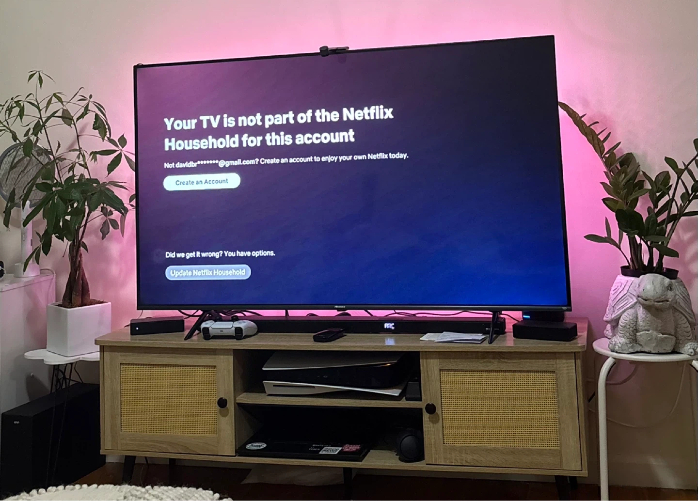 Boho TV Stand