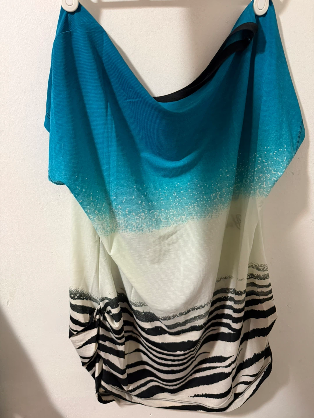 HUAZHILI Women's XL Blue Graphic T-Shirt - photo 2