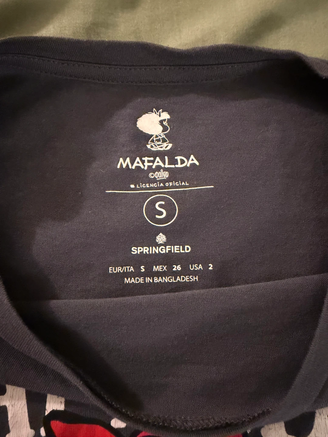 Mafalda Springfield T-Shirt Size S - photo 2
