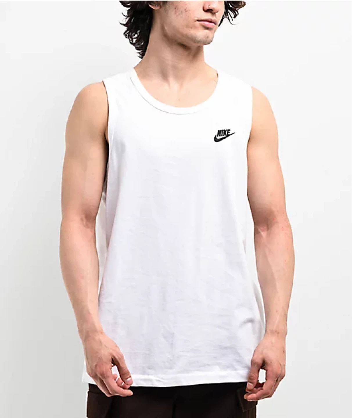 Nike men’s white tank size medium