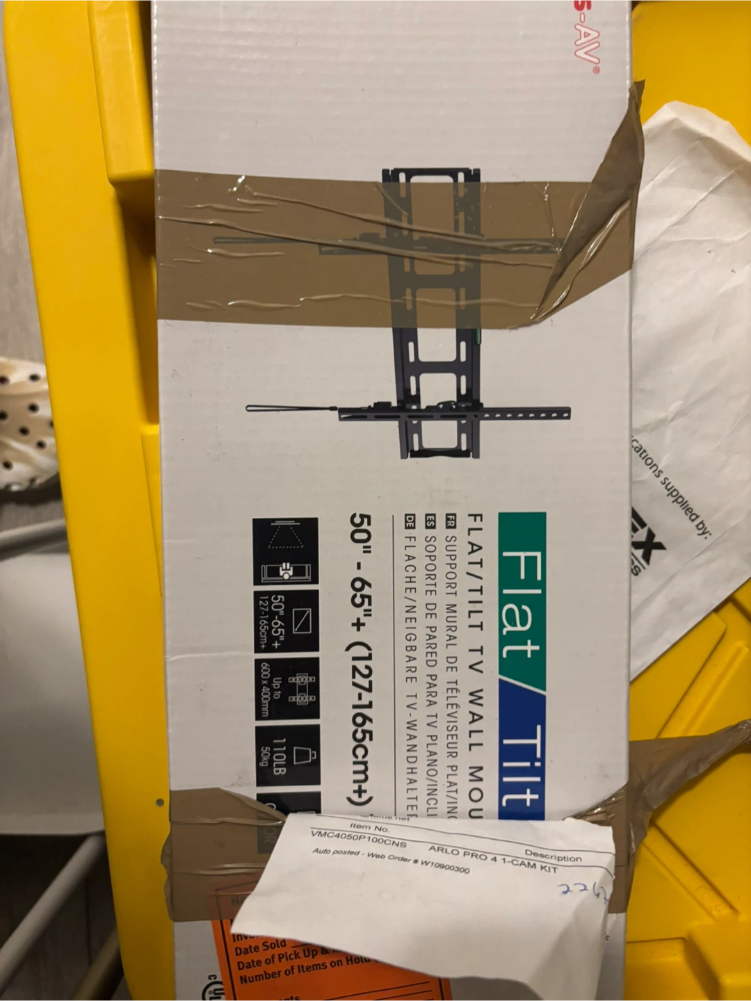 Flat/Tilt TV Wall Mount 50"-65+