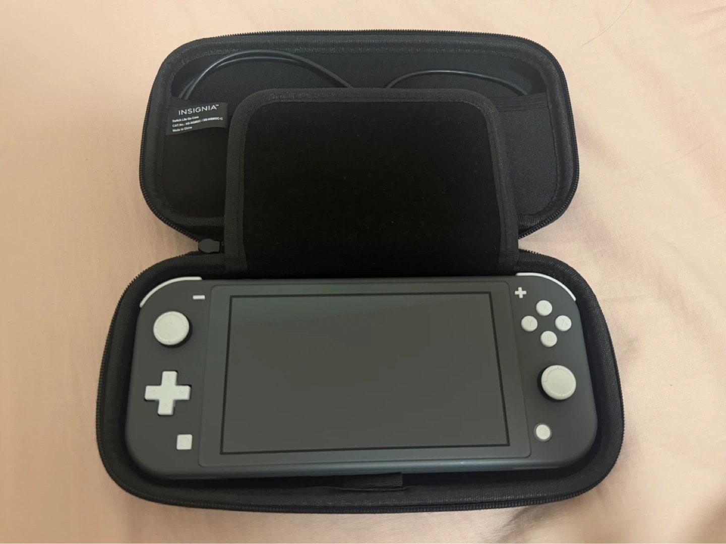 [Excellent] Nintendo Switch Lite Gray + Case
