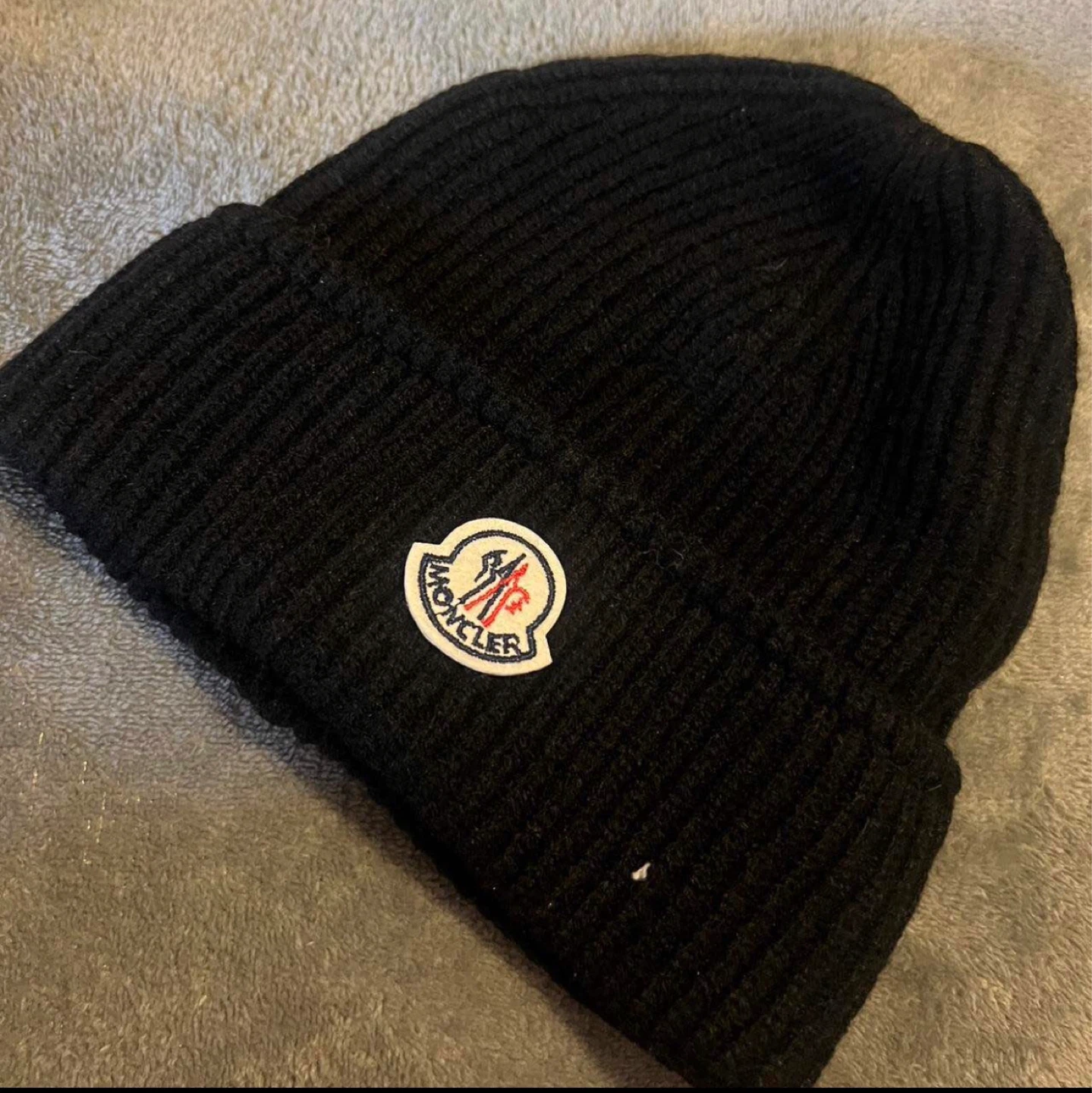 Moncler Black Beanie