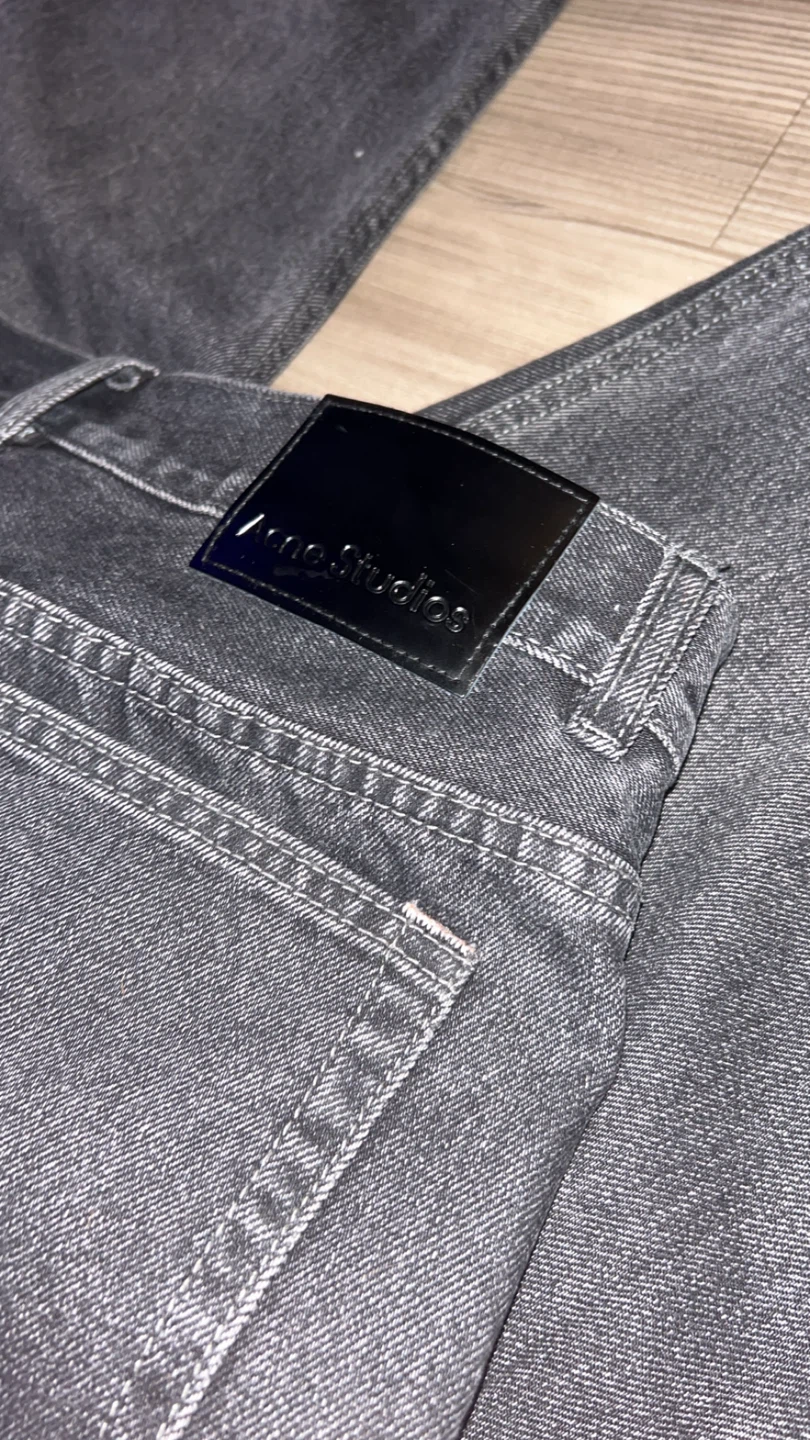 Acne Studios Grey Denim Jeans