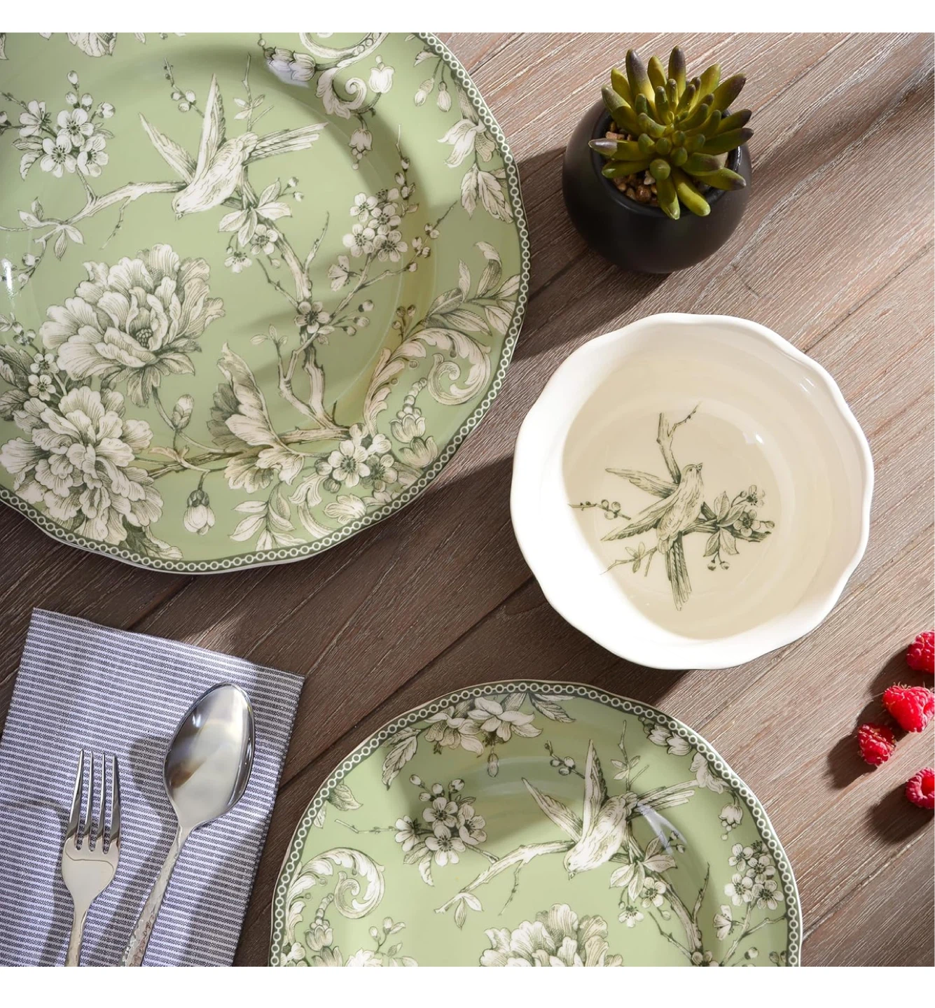 222 Fifth Adelaide Brown Collection Dinnerware Set - photo 5