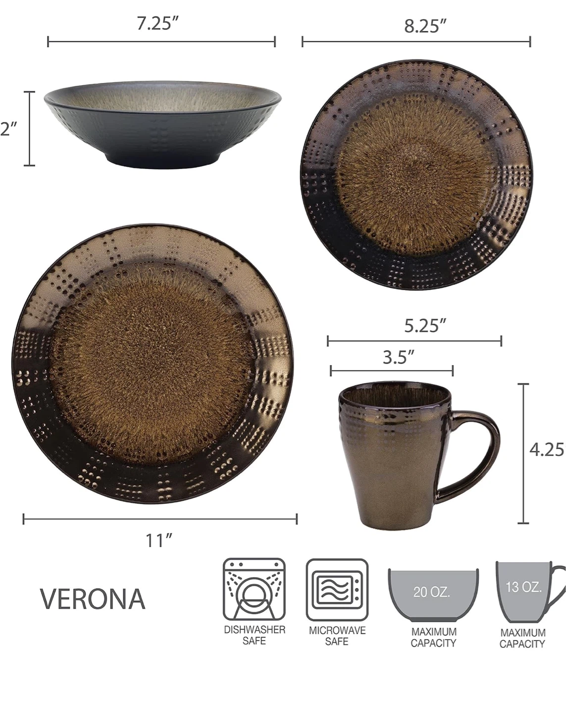 Gourmet Basics by Mikasa Verona 16-Piece Dinnerware Set - photo 3