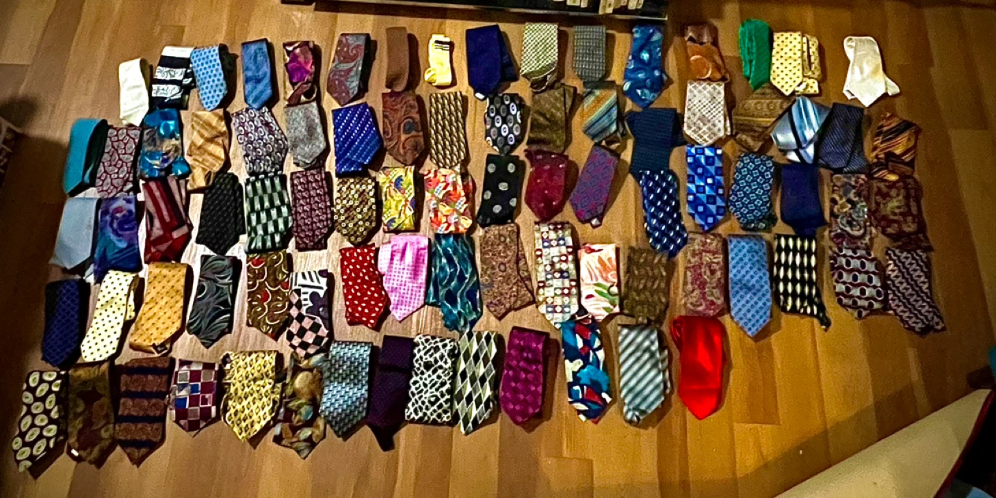 85 Assorted Men's Ties