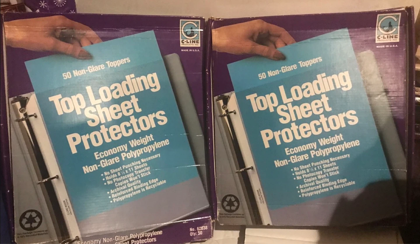 C-Line 62038 Polypropylene Sheet Protector,11”x 8 1/2” - photo 3