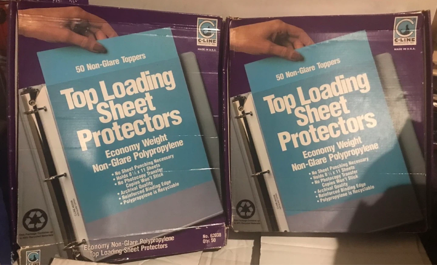 C-Line 62038 Polypropylene Sheet Protector,11”x 8 1/2” - photo 2
