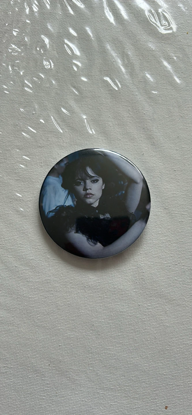 Wednesday Addams Pin Badge