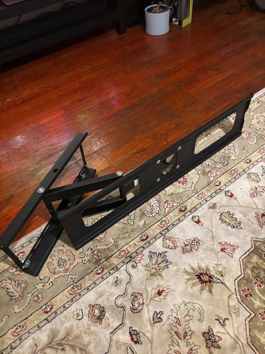 Black Articulating TV Wall Mount Bracket - photo 3