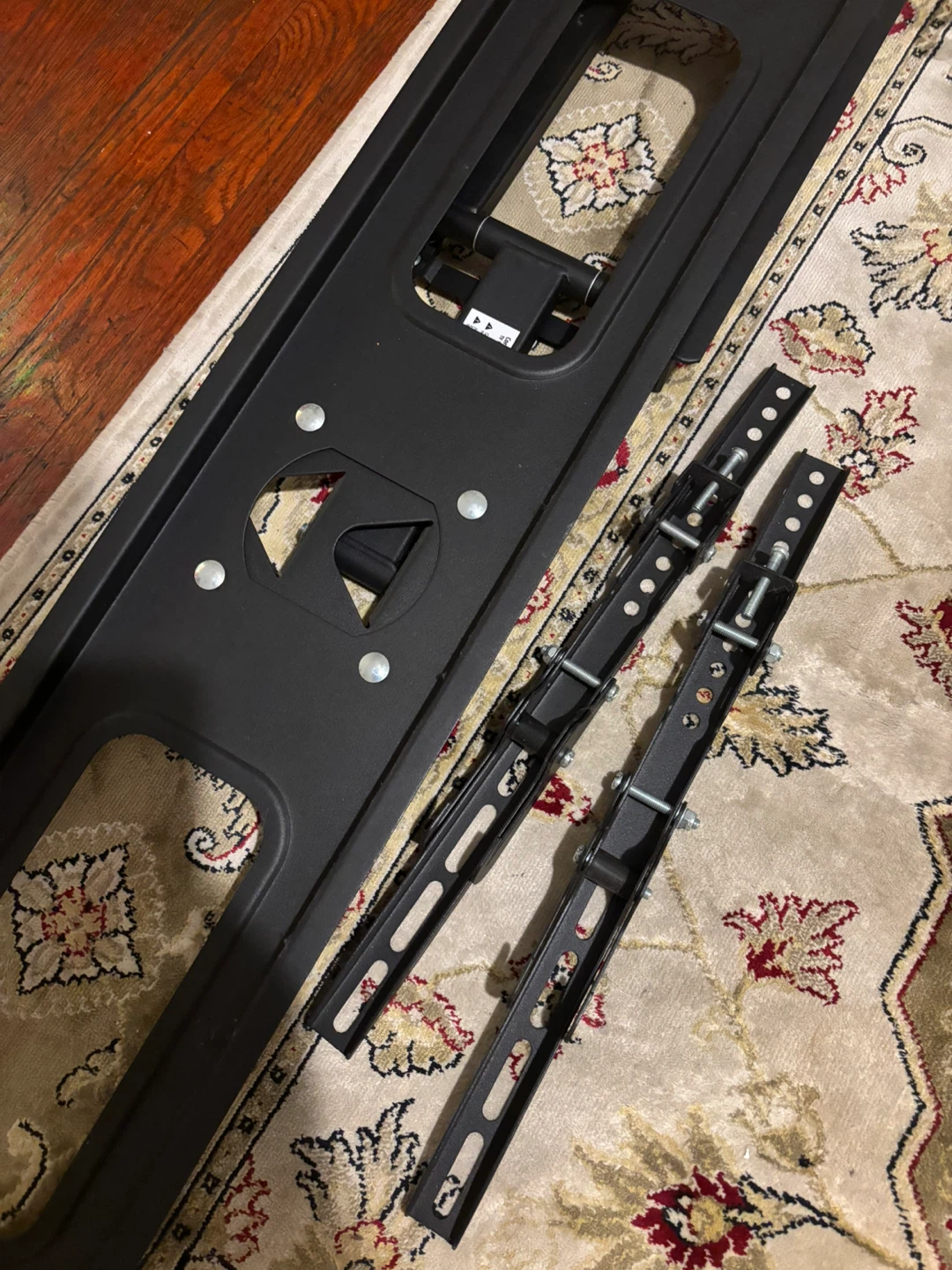 Black Articulating TV Wall Mount Bracket