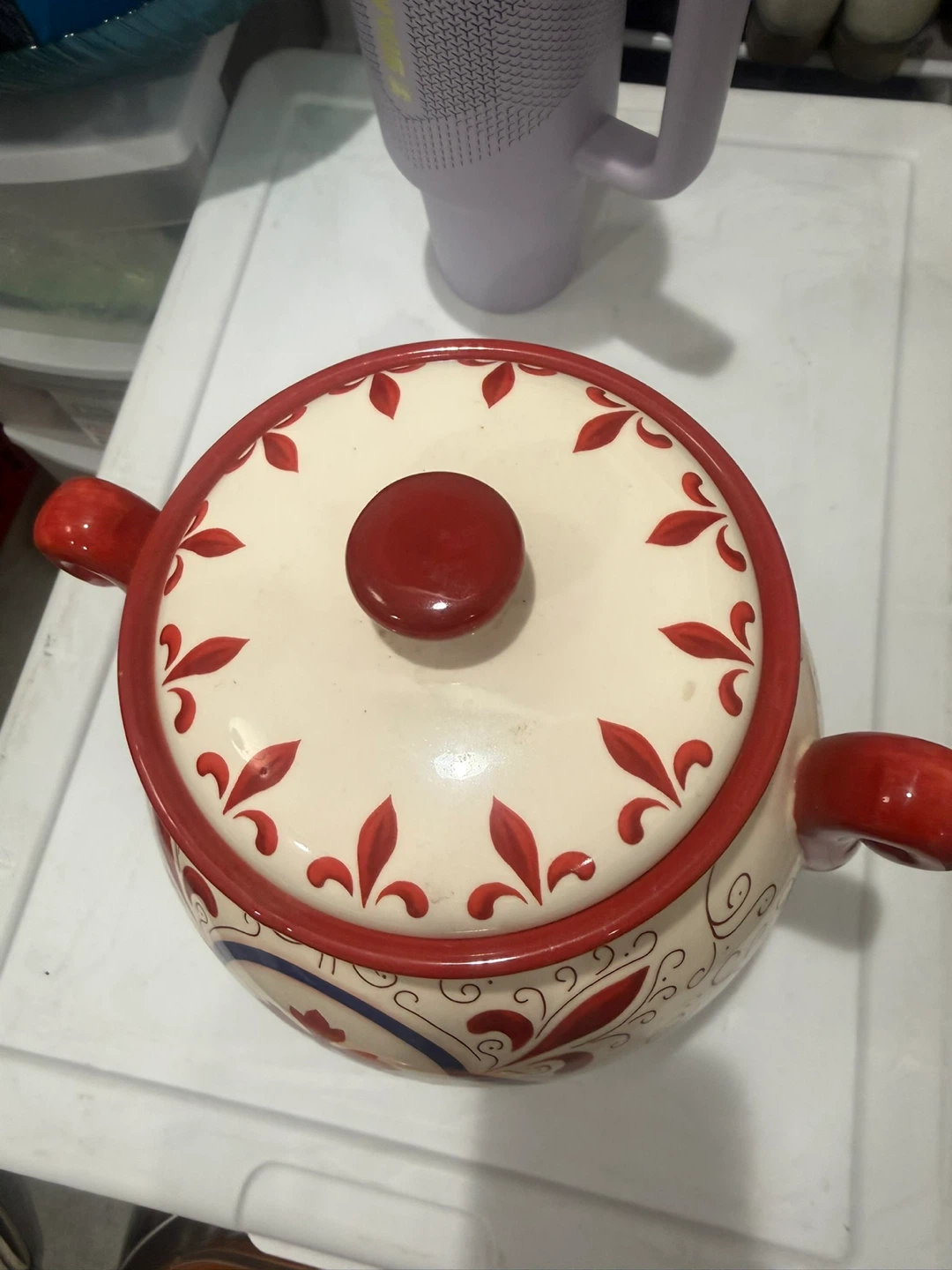 Handmade Ceramic Cookie Jar with Lid - Made for Nonni's - photo 3