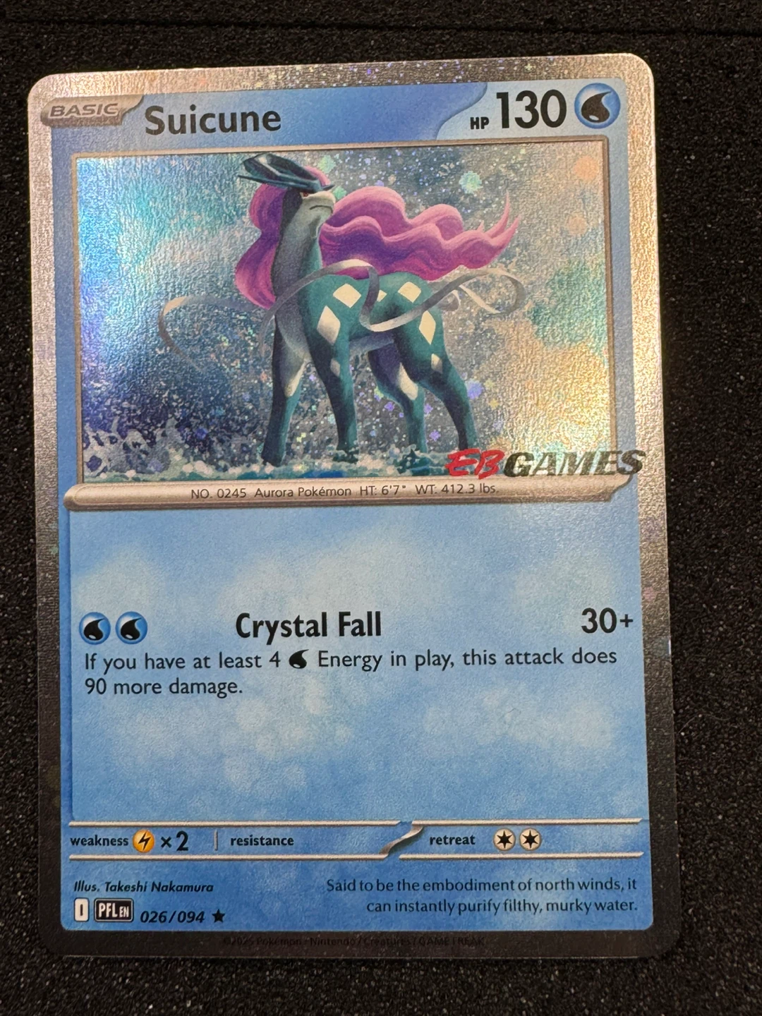 Suicune Eb Games Exclusive Promo Destined rivals 2025 - photo 5