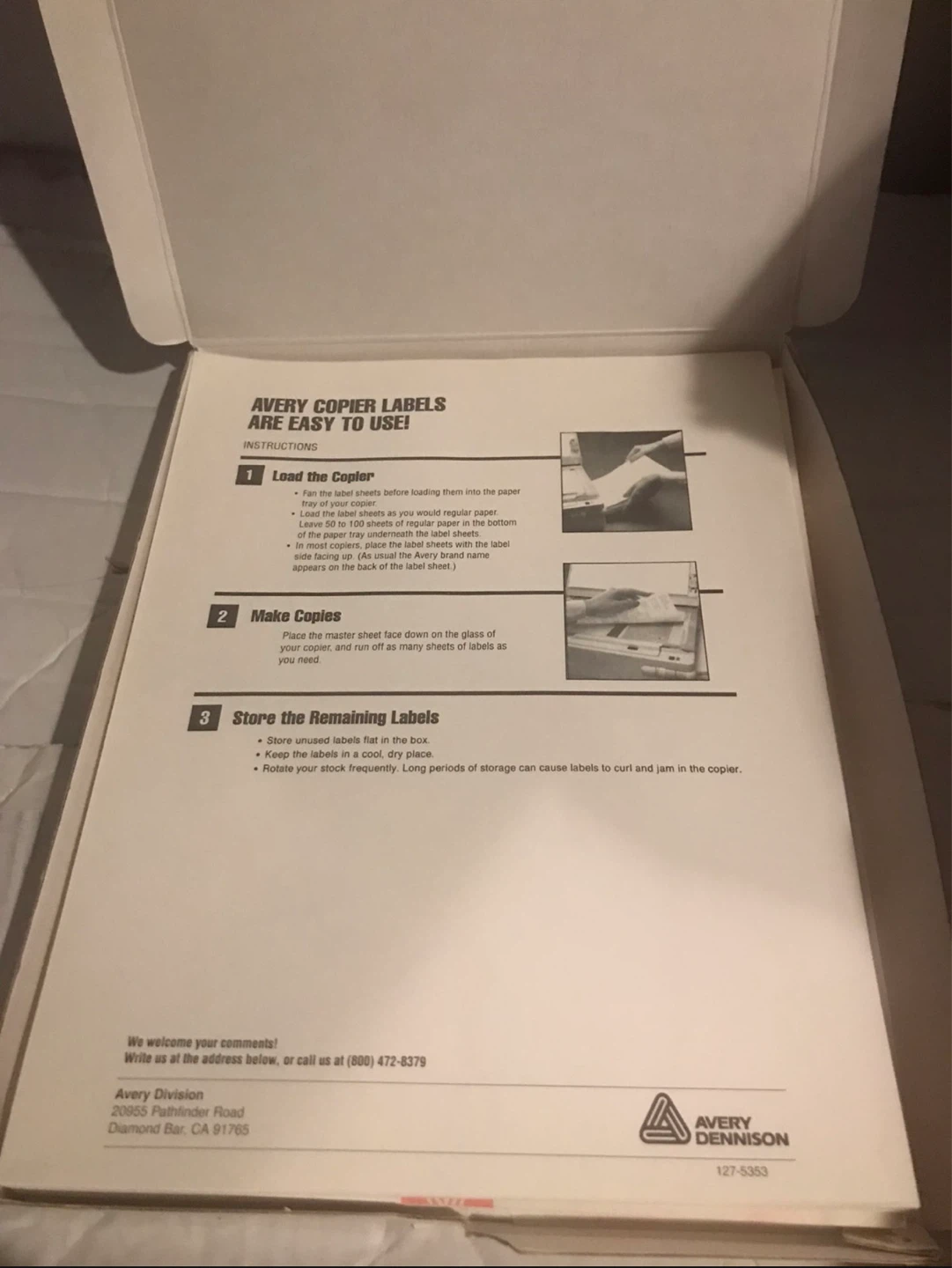 Avery Copier Mailing Label - AVERY 5353 8.5" Width x 11" Length - photo 3