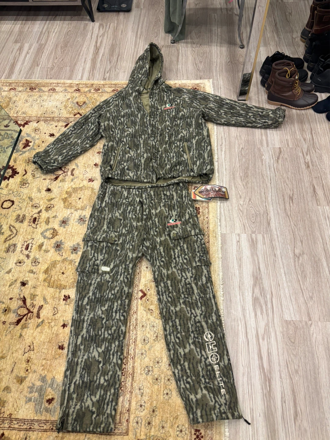 Mossy Oak Camo Fleece Set