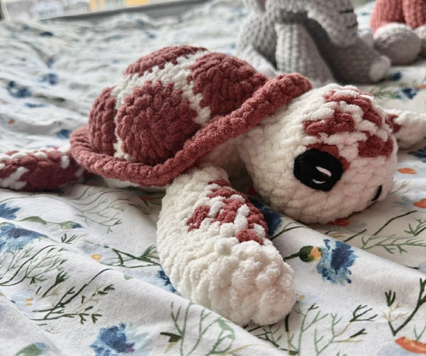 Crocheted Turtle Plush Toy