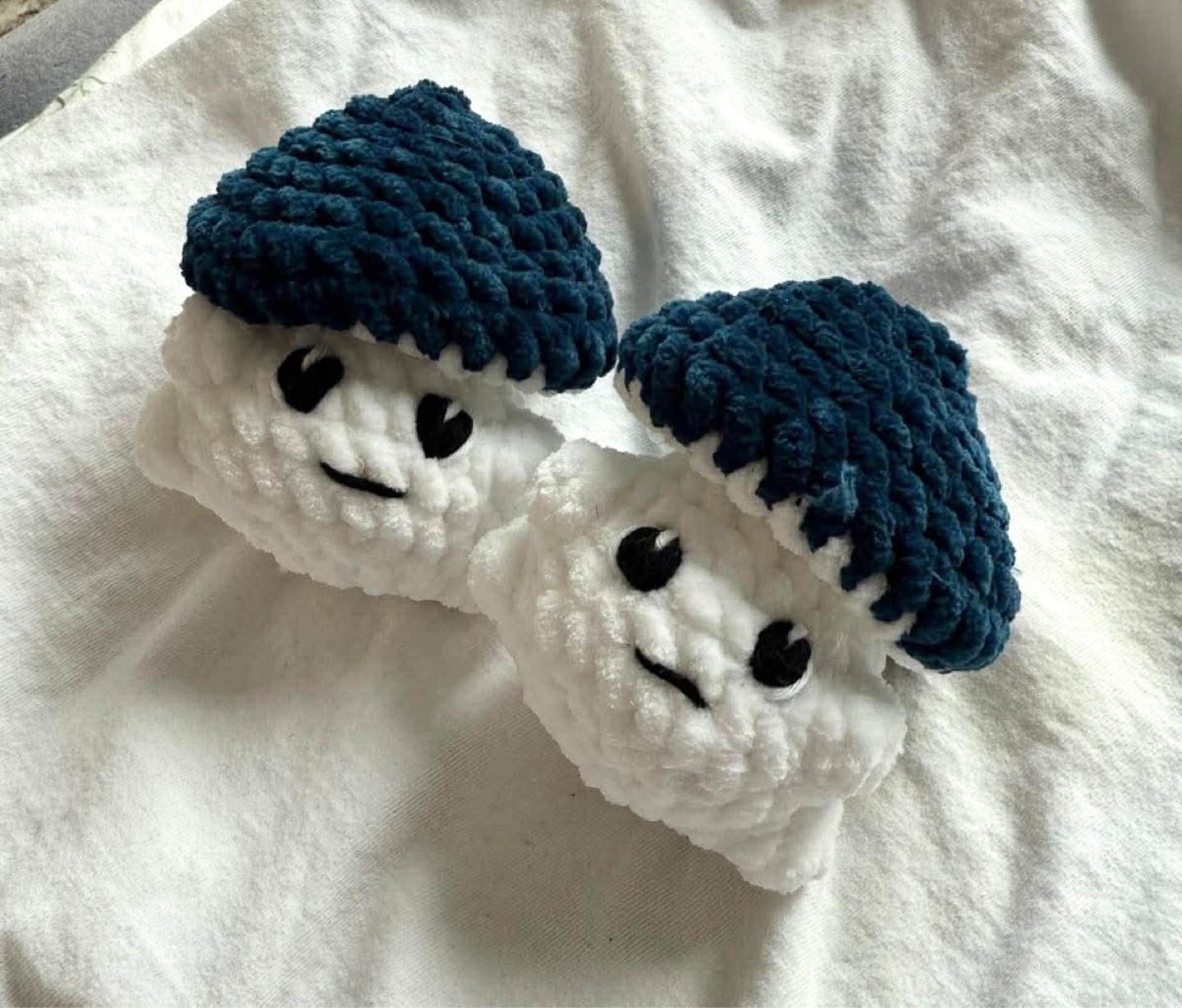 Crocheted Mushroom Plushies