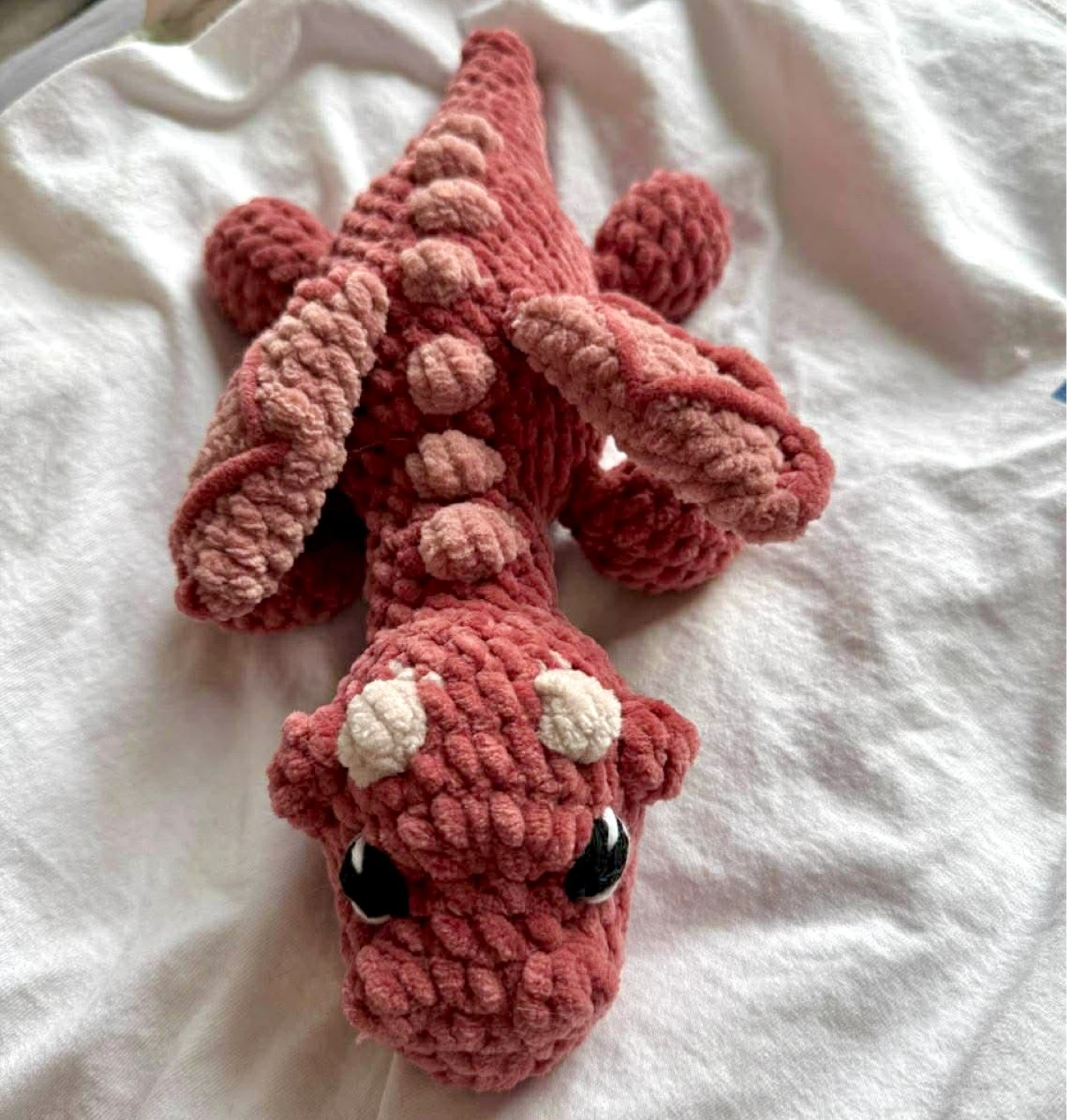 Crocheted Dragon Plush Toy - photo 2
