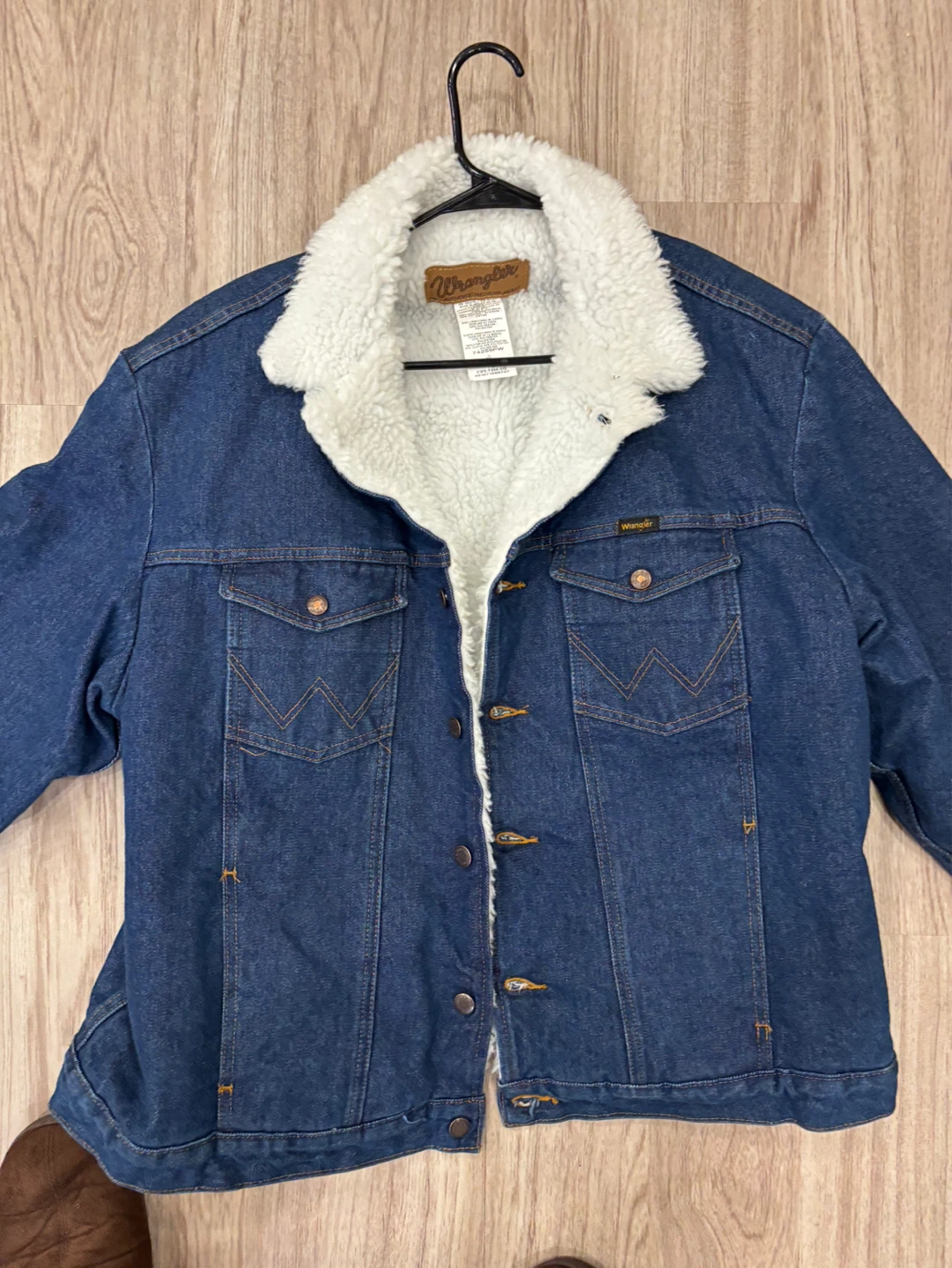 Wrangler Sherpa Lined Denim Jacket