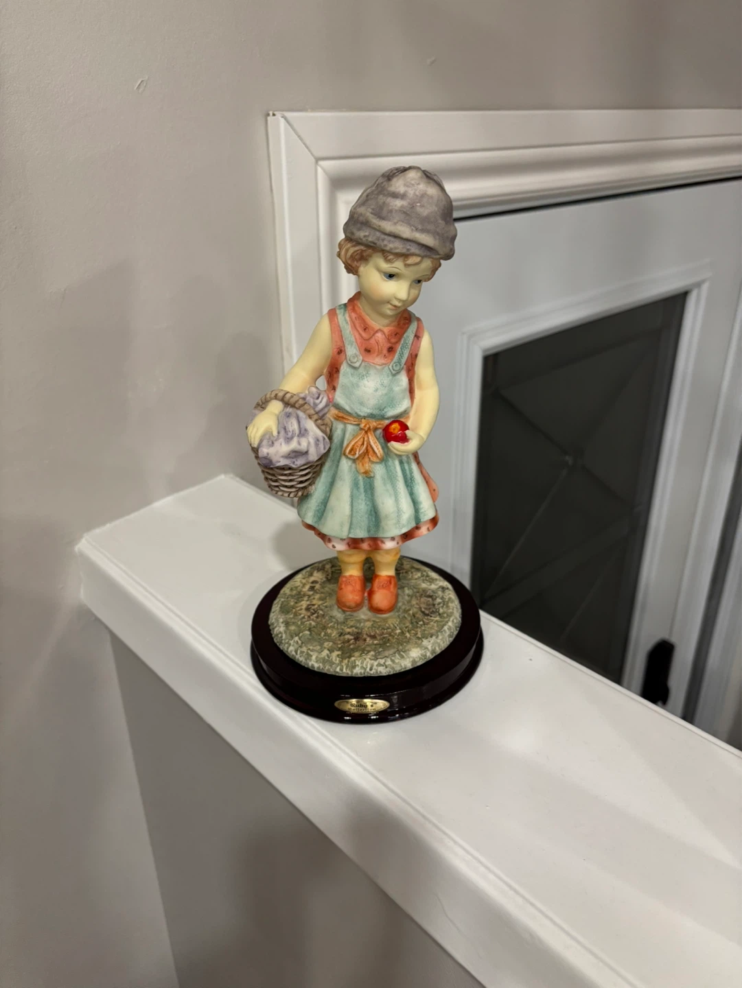 Capodimonte Figurine of a Girl with Basket