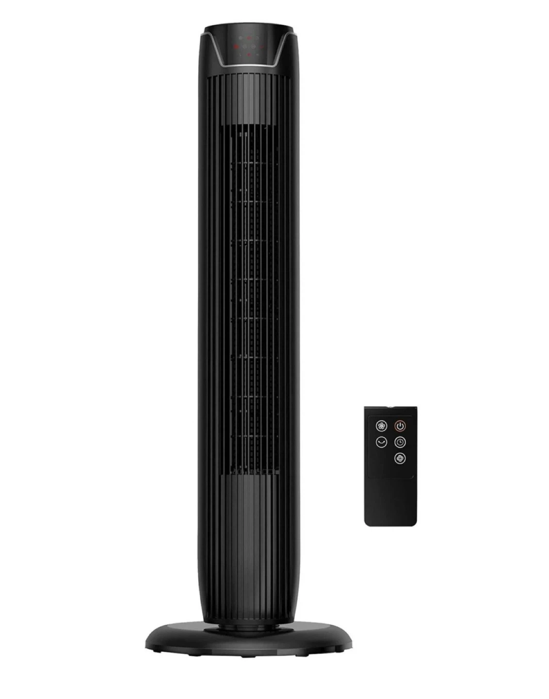 Black Tower Fan with Remote - 36 inch