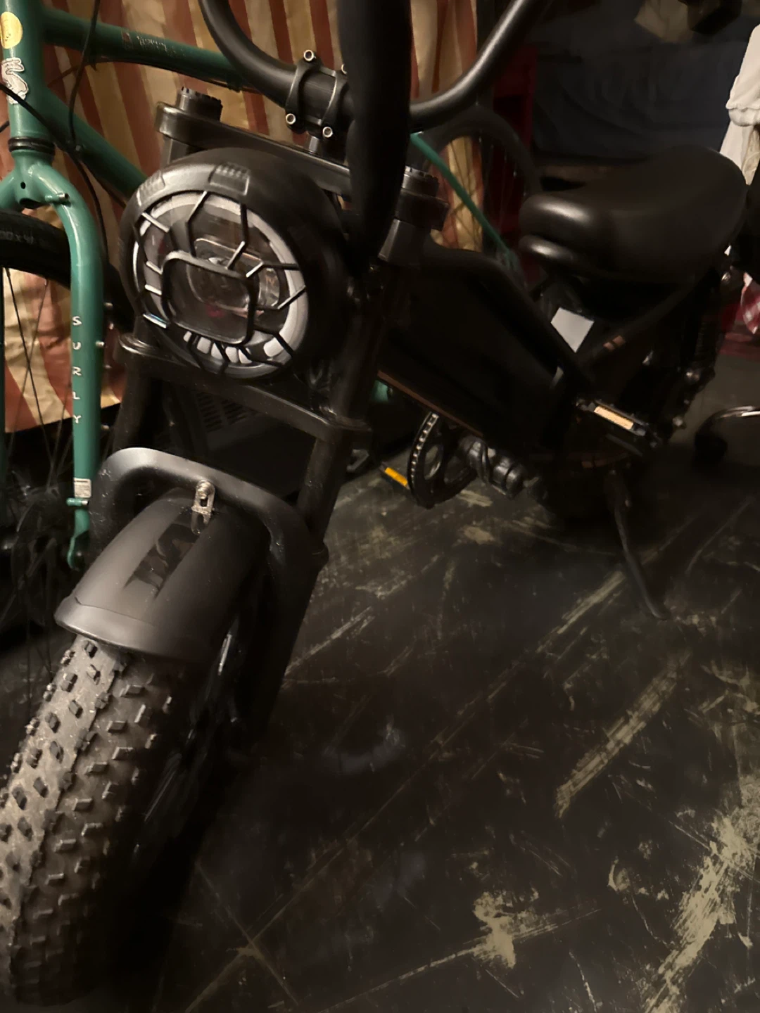 Black Fat Tire Electric Bike