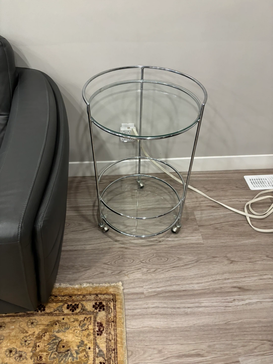 Convenience Concepts Royal Crest Bar Cart with Wheels