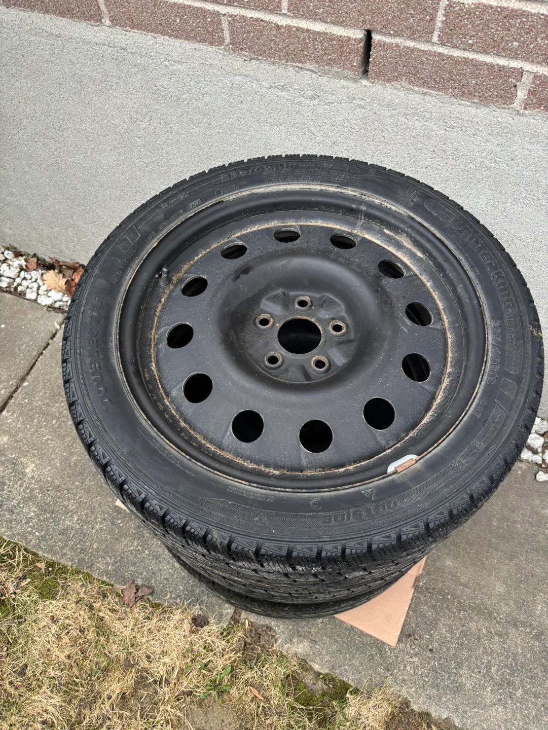 3X Winter Tires on Rims 225/45/18