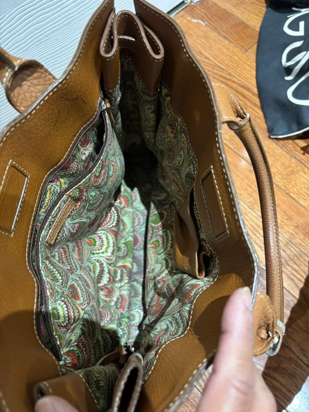 Dooney & Bourke Brown Leather Tote Bag - photo 3